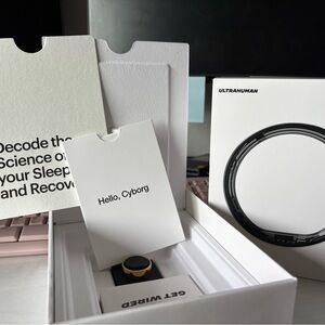 Ultrahuman Black and Gold Ring